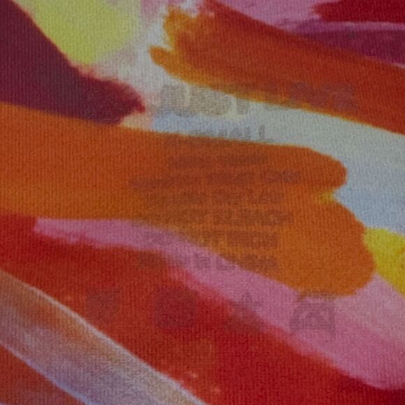 Just Live Activewear Race Time Cropskin Leggings Womens XSmall Fiery Maple Capri - Picture 4 of 9